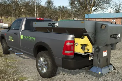 Ефективний Salt Spreader на ССУ (5th Wheel) для Швидкого Прибирання Снігу у FS25