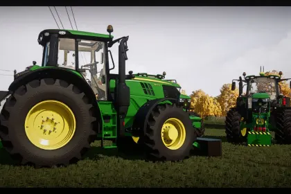 Traktor John Deere 6M Large Frame 2020 (6175M/6195M) für Farming Simulator 22 — 2