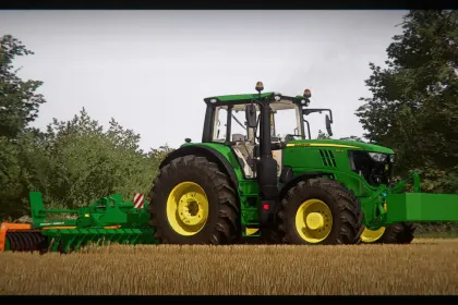 Traktor John Deere 6M Large Frame 2020 (6175M/6195M) für Farming Simulator 22 — 3