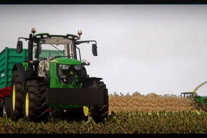 Traktor John Deere 6M Large Frame 2020 (6175M/6195M) für Farming Simulator 22 — 4