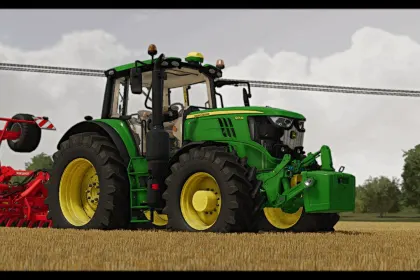 Traktor John Deere 6M Large Frame 2020 (6175M/6195M) für Farming Simulator 22 — 5