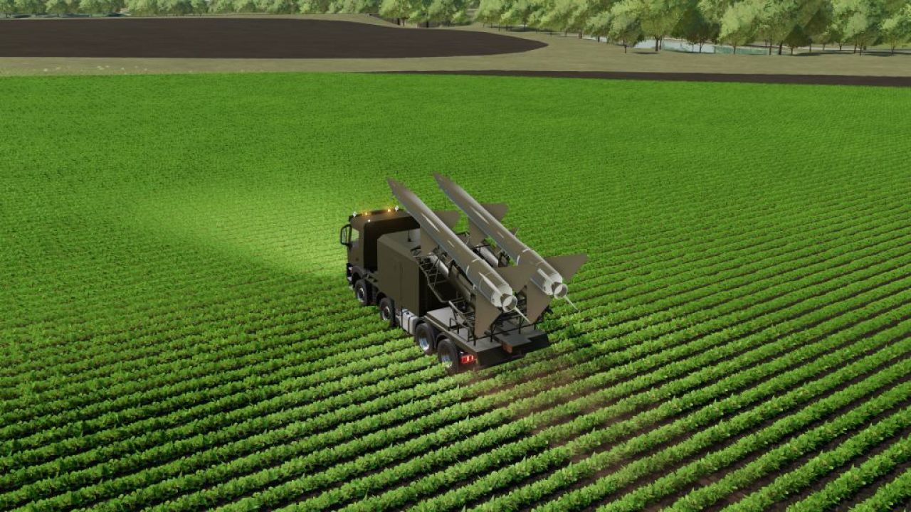 Iveco 8x8 Tactical Missile Launcher for Farming Simulator 22