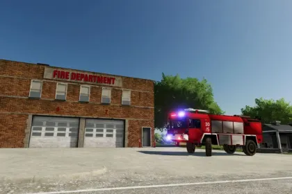 MAZ-543 Aircraft Rescue and Firefighting (ARFF) crash tender for Farming Simulator 22 — 4