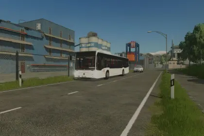 Автобус Mercedes Benz Citaro Lia 574 Bus для Farming Simulator 25