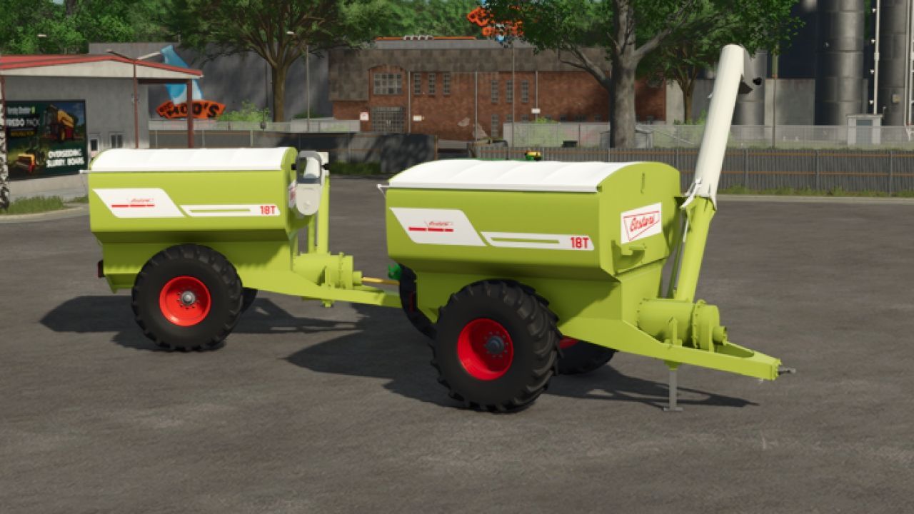 Причіп Cestari 18T CLAAS edition для Farming Simulator 25