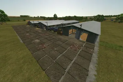 Сарай для корів Big Cow Barn для Farming Simulator 25