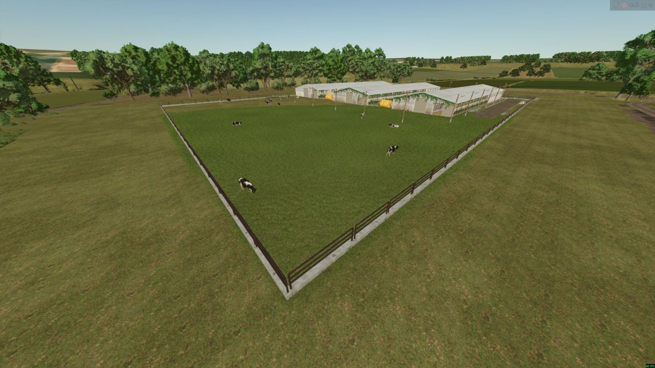 Сарай для корів Big Cow Barn для Farming Simulator 25