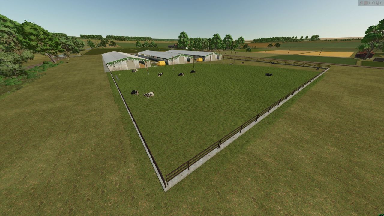 Сарай для корів Big Cow Barn для Farming Simulator 25