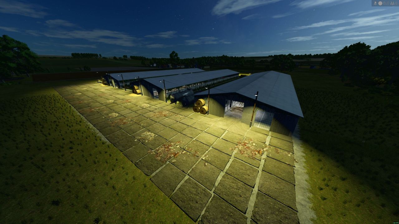 Сарай для корів Big Cow Barn для Farming Simulator 25