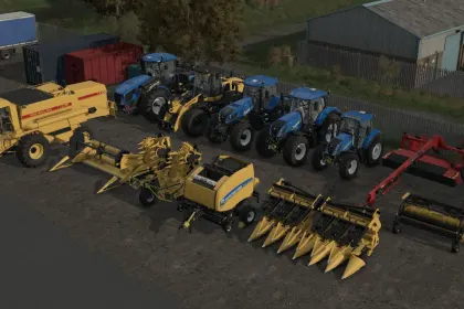Техніка New Holland Pack для Farming Simulator 25