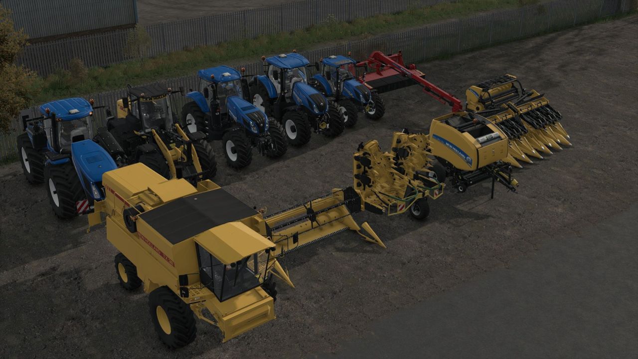 Техніка New Holland Pack для Farming Simulator 25