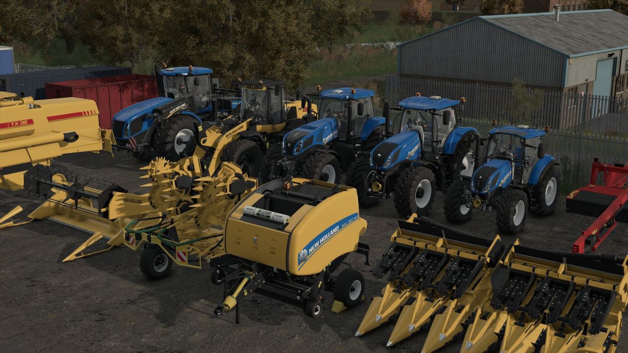 Техніка New Holland Pack для Farming Simulator 25