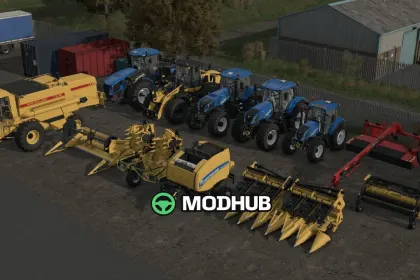 Трактор New Holland Pack V1.0 для FS25