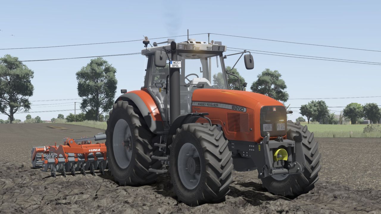 Трактор Massey Ferguson 8200 для Farming Simulator 25