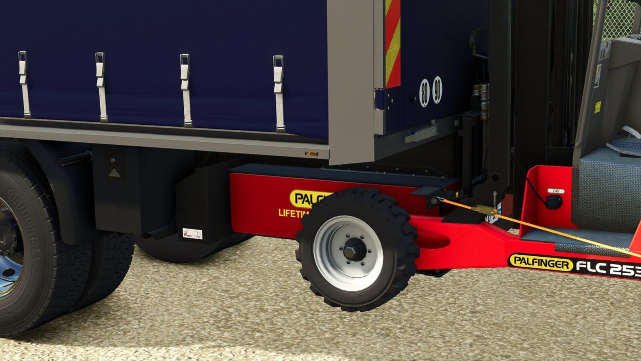 Ефективна Зчіпка Palfinger FLC-253 Hitch System (Prefab) для Вантажівок і Причепів у FS25