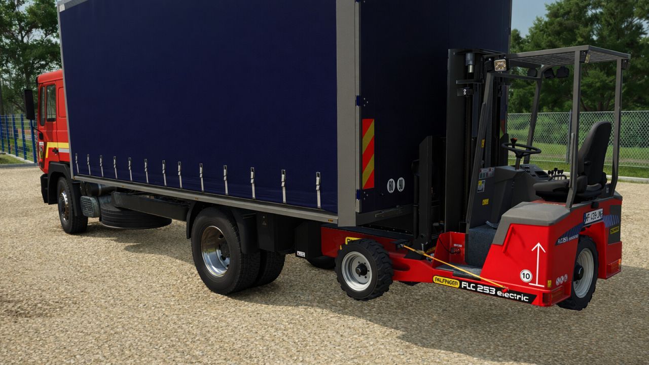 Ефективна Зчіпка Palfinger FLC-253 Hitch System (Prefab) для Вантажівок і Причепів у FS25