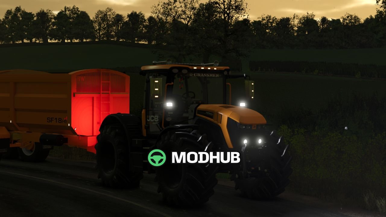 Ciągnik Grassmen JCB Edit V1.0 do FS25