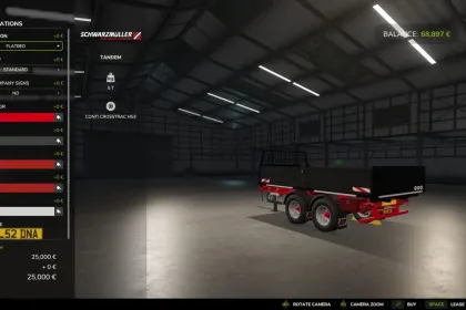 Ефективний Мультіпричіп Schwarzmüller Tandem Multitrailer для Перевезень у FS25 — 5