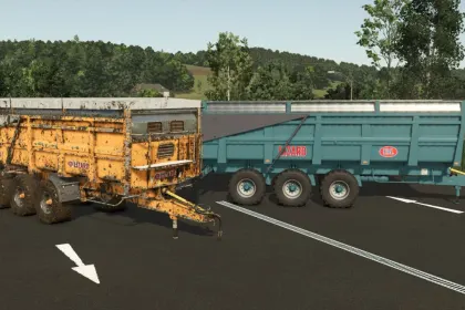 Причіп Lizard TDM 8632 для Farming Simulator 25