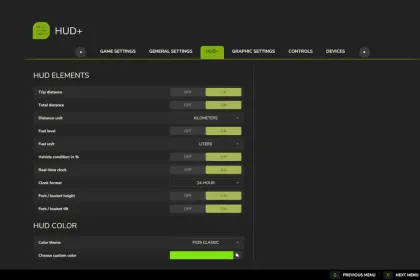 HUD+ для Farming Simulator 25