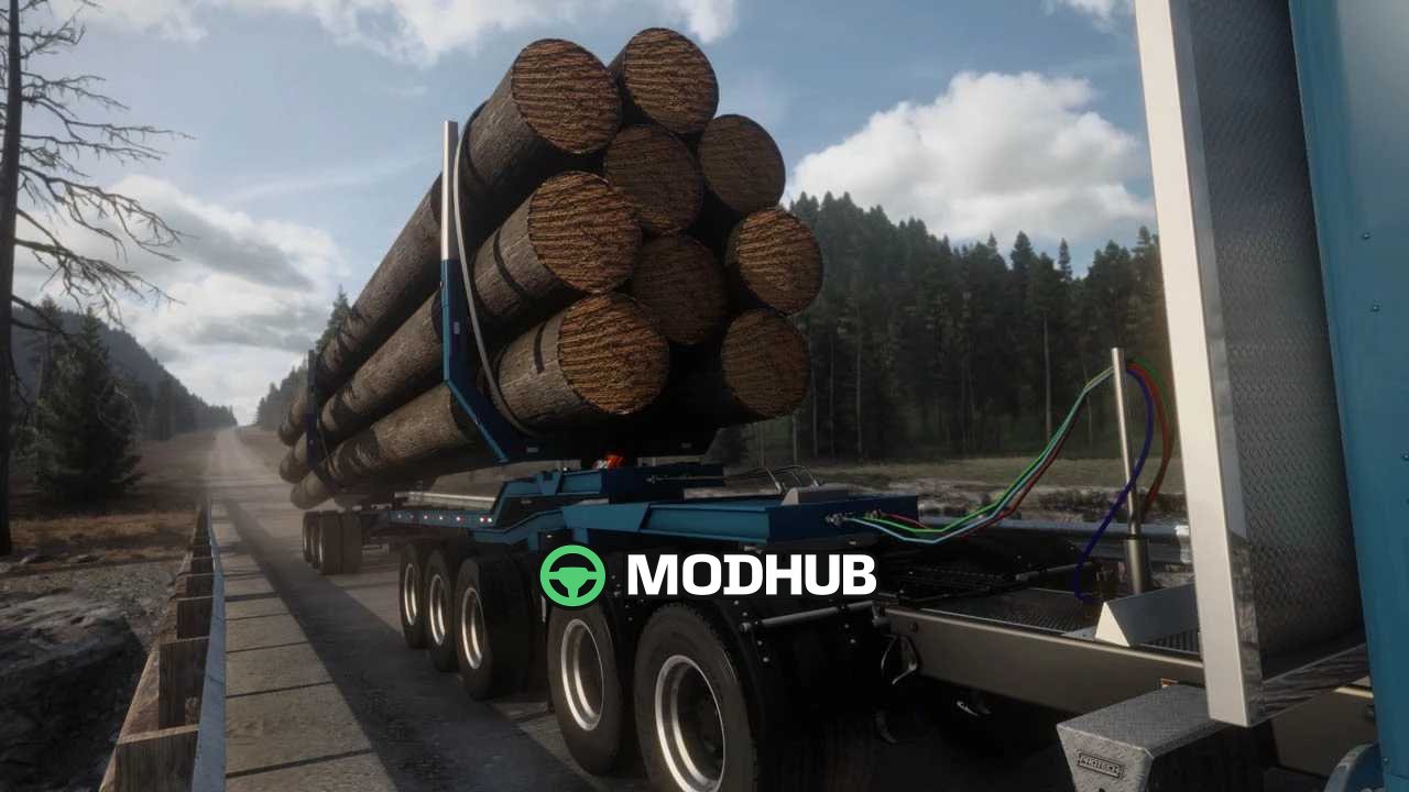 Причіп Southern Logging Trailer v1.60 для ATS