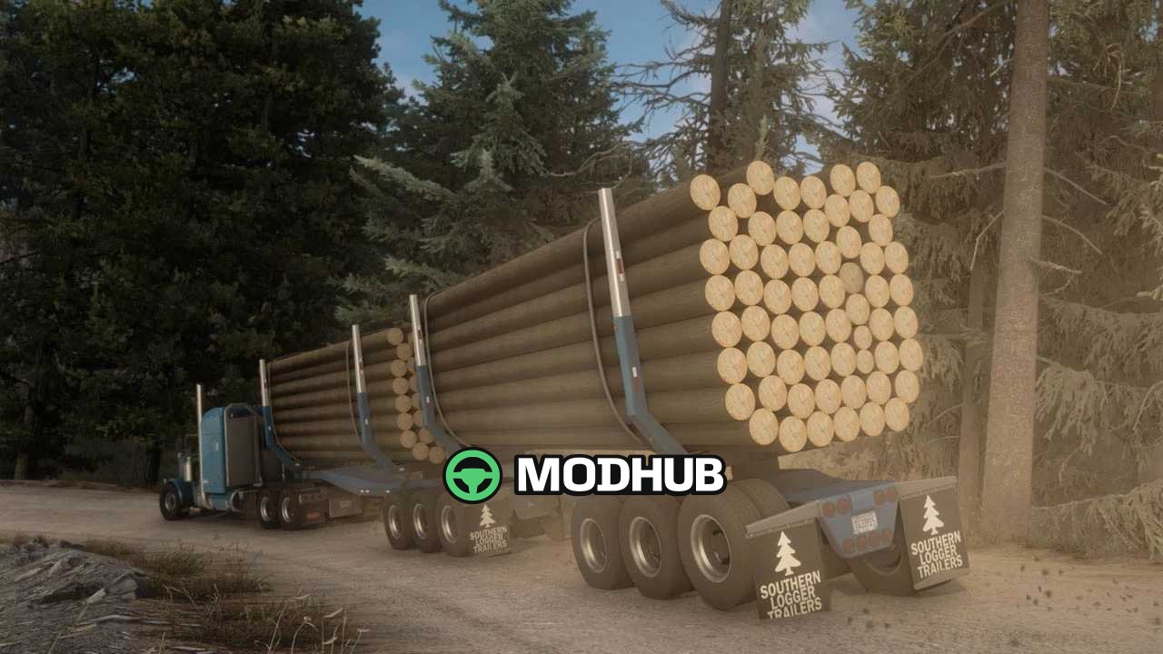 Причіп Southern Logging Trailer v1.60 для ATS