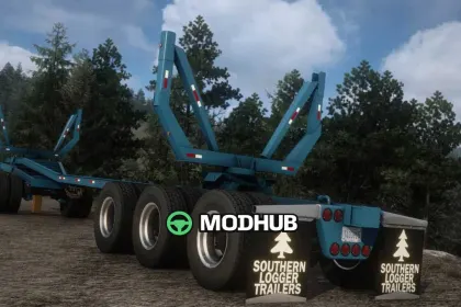 Причіп Southern Logging Trailer v1.60 для ATS — 5