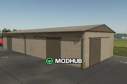 Зерносховище GDR Hall V1.0 для FS25