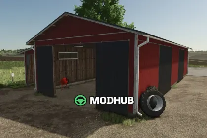Дерев’яні гаражі та майстерні V1.2.0.1 для FS25