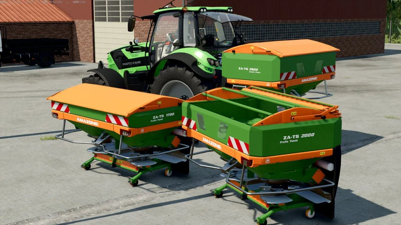 Ефективний Розкидач Добрив Amazone ZA-TS Super для Farming Simulator 25