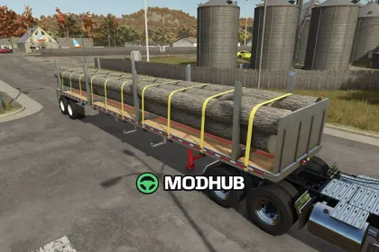 Причіп Wilson Premier Flatbed v1.0 для FS25