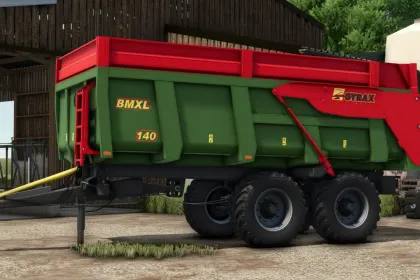 Надійний Самоскидний Причіп Gyrax BMXL 140 для Farming Simulator 25 — Великі Об’єми та Маневреність