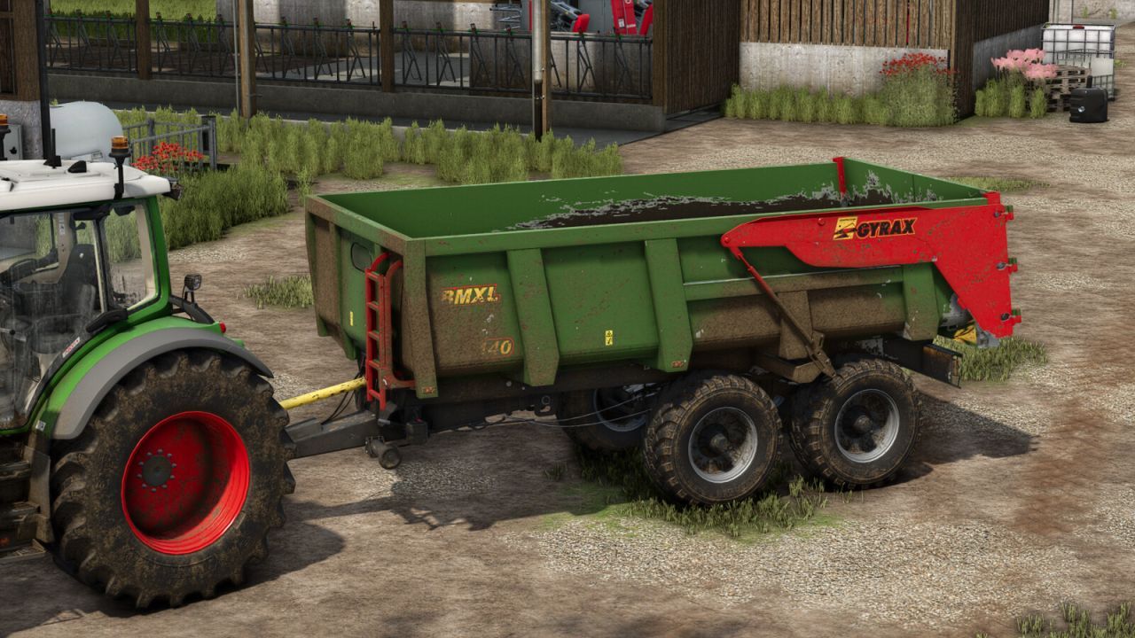 Niezawodna Przyczepa Wywrotka Gyrax BMXL 140 do Farming Simulator 25 — Duże Objętości i Manewrowość