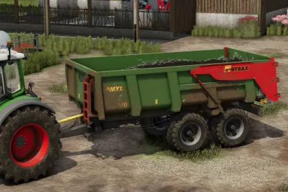Надійний Самоскидний Причіп Gyrax BMXL 140 для Farming Simulator 25 — Великі Об’єми та Маневреність