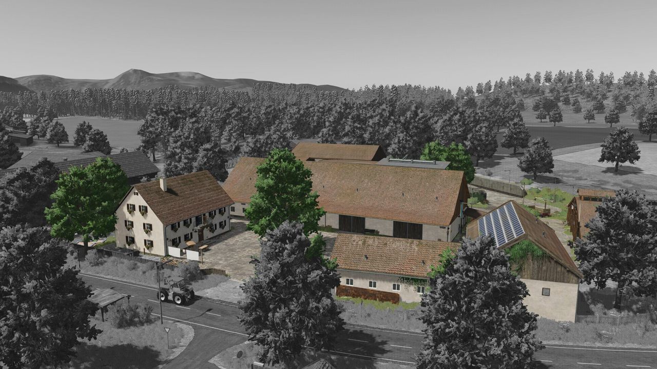 Mystical Map Hinterkaifeck for Farming Simulator 25 — 47 Fields, 5 Farms and Extended Productions