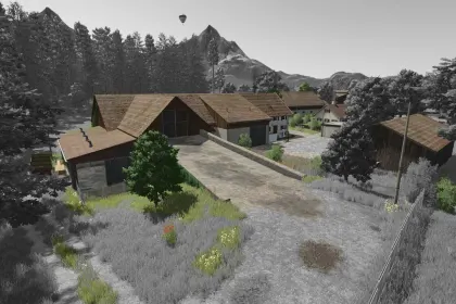 Mystical Map Hinterkaifeck for Farming Simulator 25 — 47 Fields, 5 Farms and Extended Productions — 3