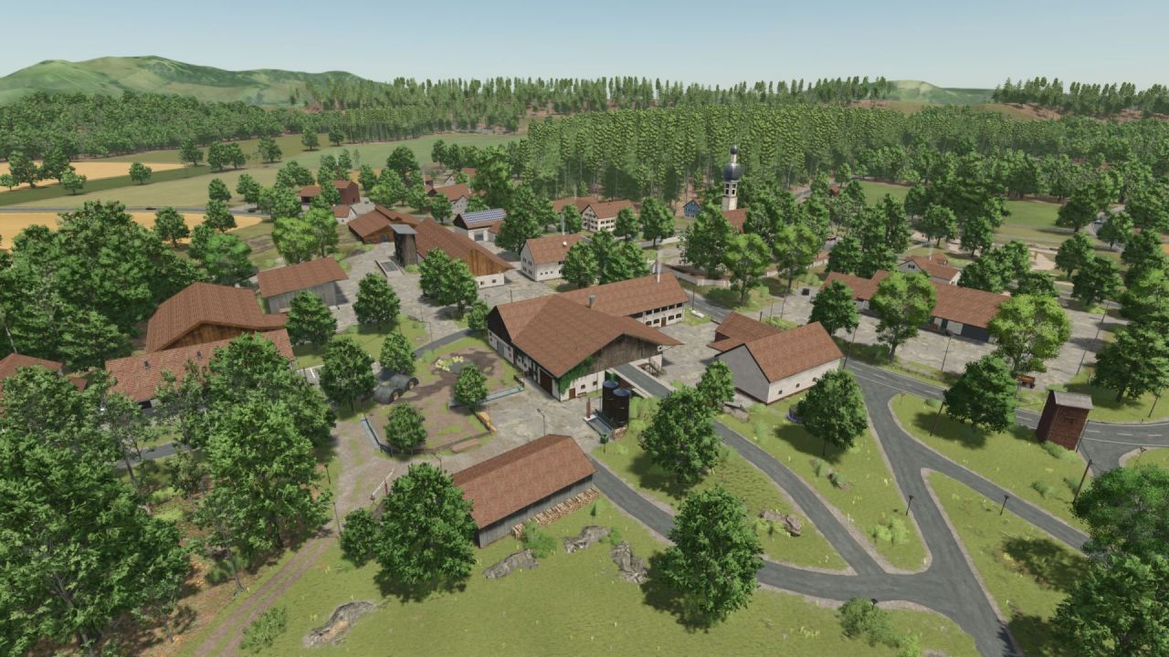 Mystical Map Hinterkaifeck for Farming Simulator 25 — 47 Fields, 5 Farms and Extended Productions