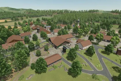 Mystical Map Hinterkaifeck for Farming Simulator 25 — 47 Fields, 5 Farms and Extended Productions — 5