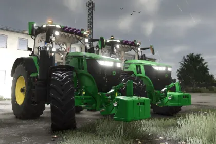 Трактор John Deere 7R Series для Farming Simulator 25