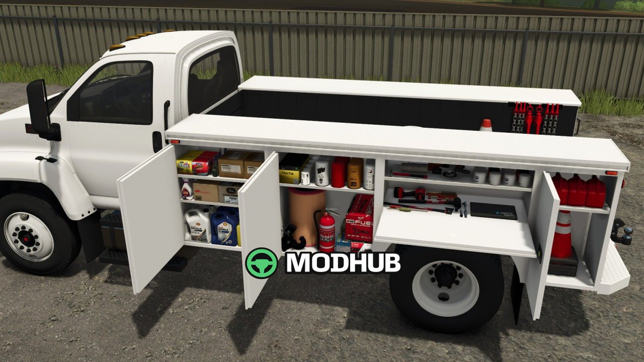 Сервісний вантажний автомобіль 2004 GMC Topkick C8500 для FS25