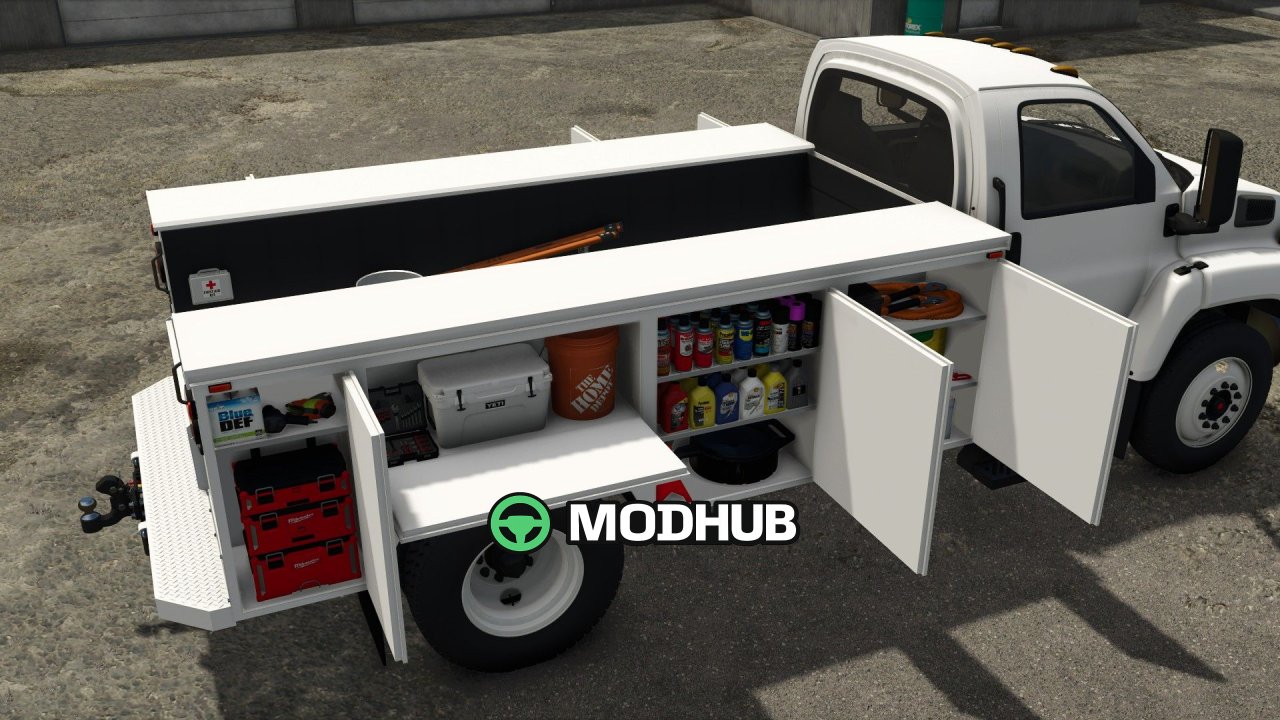 Сервісний вантажний автомобіль 2004 GMC Topkick C8500 для FS25