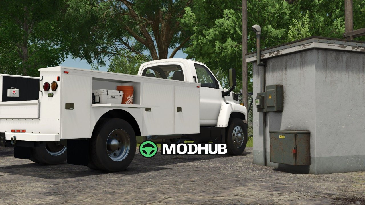 Сервісний вантажний автомобіль 2004 GMC Topkick C8500 для FS25
