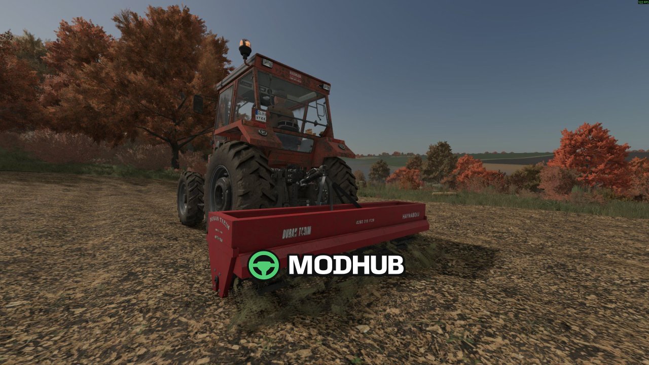 Машина для подрібнення стерні Duran Tarım Ciguli V1.0 для FS25
