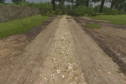 Набір Дорожніх Секцій Roads for The Pichonnière Valley — 6 Ґрунтових Доріг для FS25