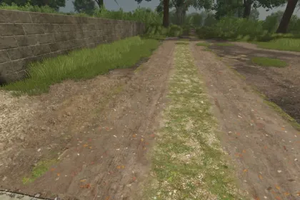 Набір Дорожніх Секцій Roads for The Pichonnière Valley — 6 Ґрунтових Доріг для FS25 — 4