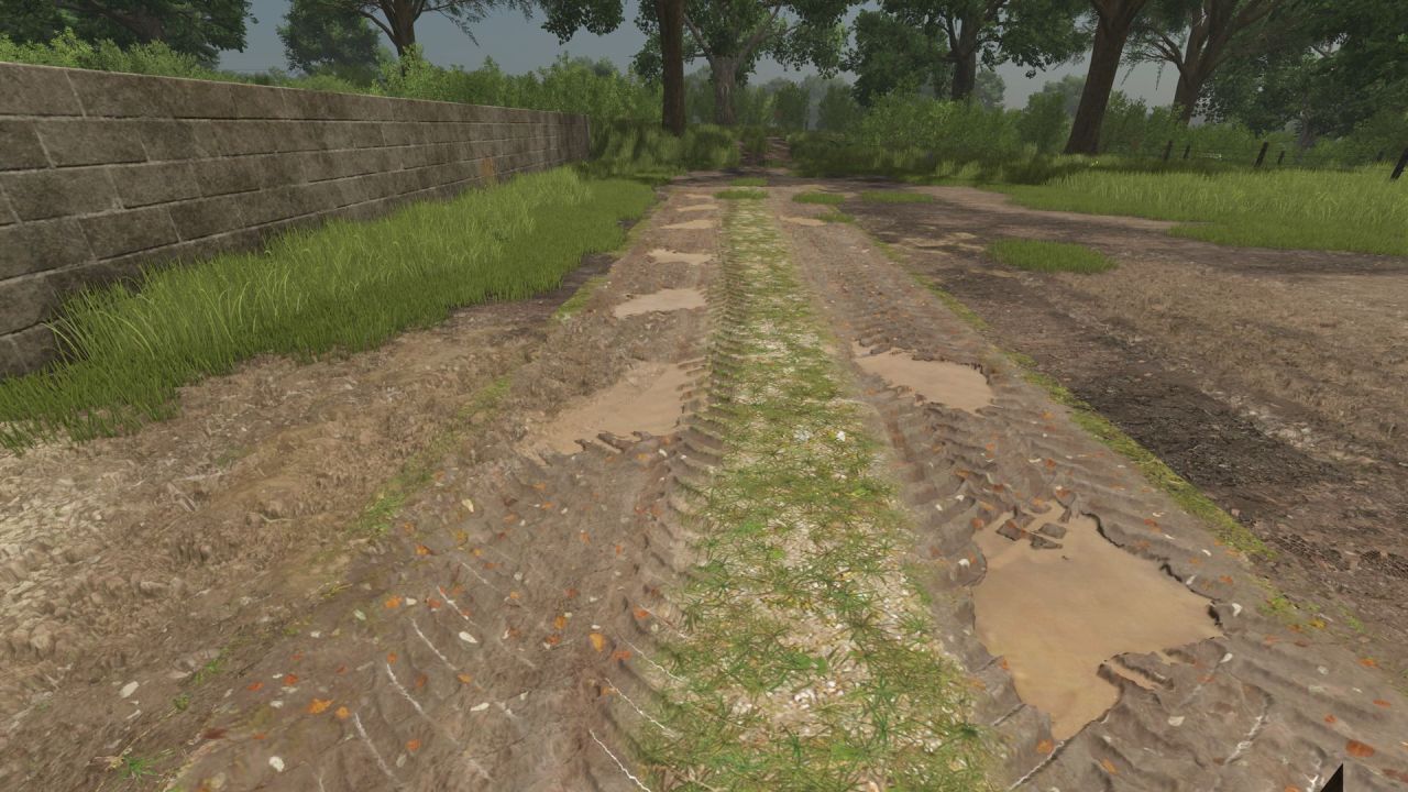 Набір Дорожніх Секцій Roads for The Pichonnière Valley — 6 Ґрунтових Доріг для FS25