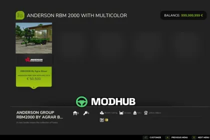 Причіп Anderson RBM 2000 V1.2 для FS25 — 5