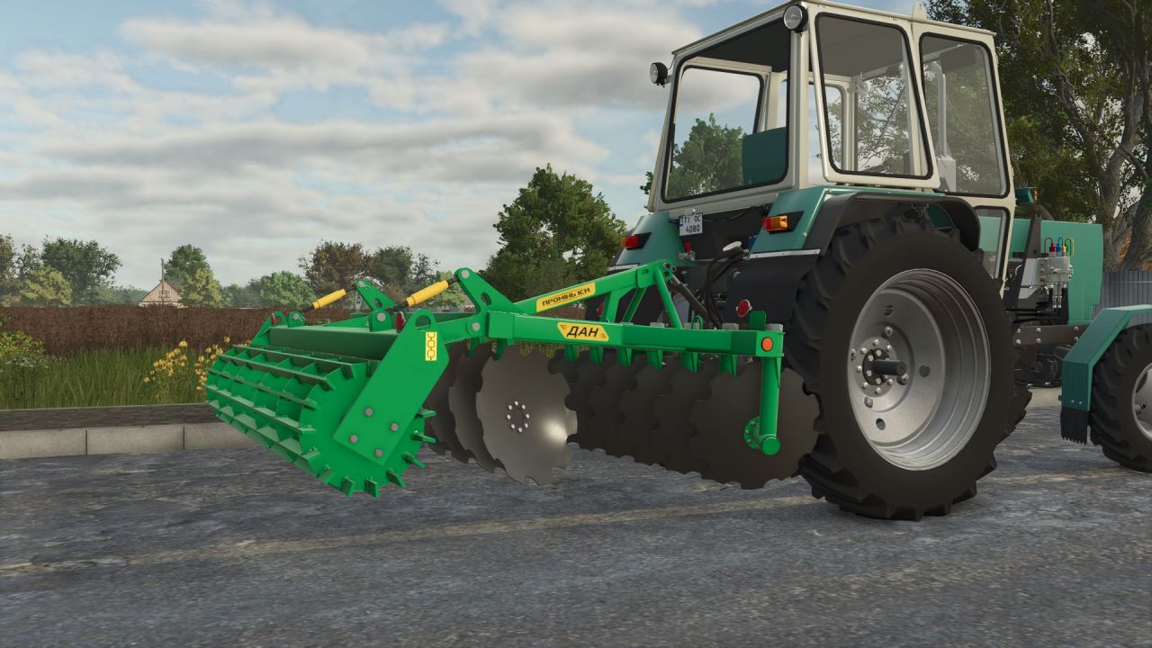 Ефективна Дискова Борона DAN 2.5 Premium для Ідеального Обробітку Ґрунту в FS25