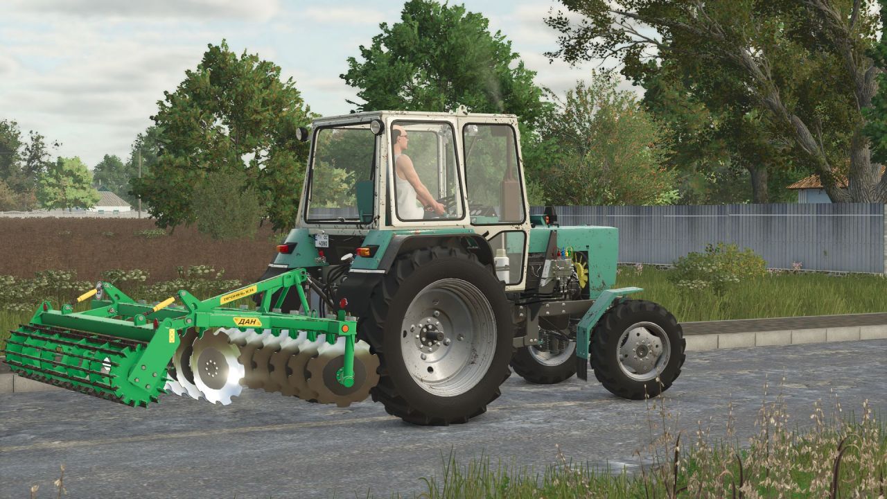 Ефективна Дискова Борона DAN 2.5 Premium для Ідеального Обробітку Ґрунту в FS25