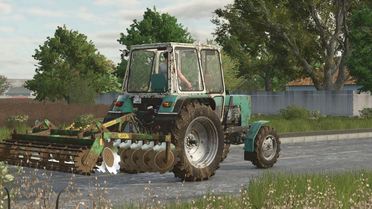 Ефективна Дискова Борона DAN 2.5 Premium для Ідеального Обробітку Ґрунту в FS25